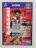 NRL 1995 Dynamic Series 1 Base Card #178 Brad Mackay Western Reds