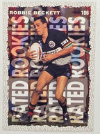 NRL 1995 Dynamic Series 1 Base Card #186 Robbie Beckett Penrith Panthers