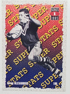 NRL 1995 Dynamic Series 1 Base Card #190 Greg Alexander Auckland Warriors