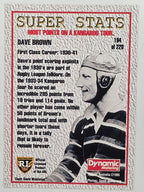 NRL 1995 Dynamic Series 1 Base Card #194 Dave Brown Eastern Suburbs Roosters