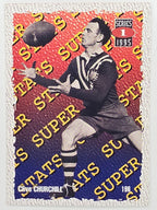 NRL 1995 Dynamic Series 1 Base Card #196 Clive Churchill South Sydney Rabbitohs