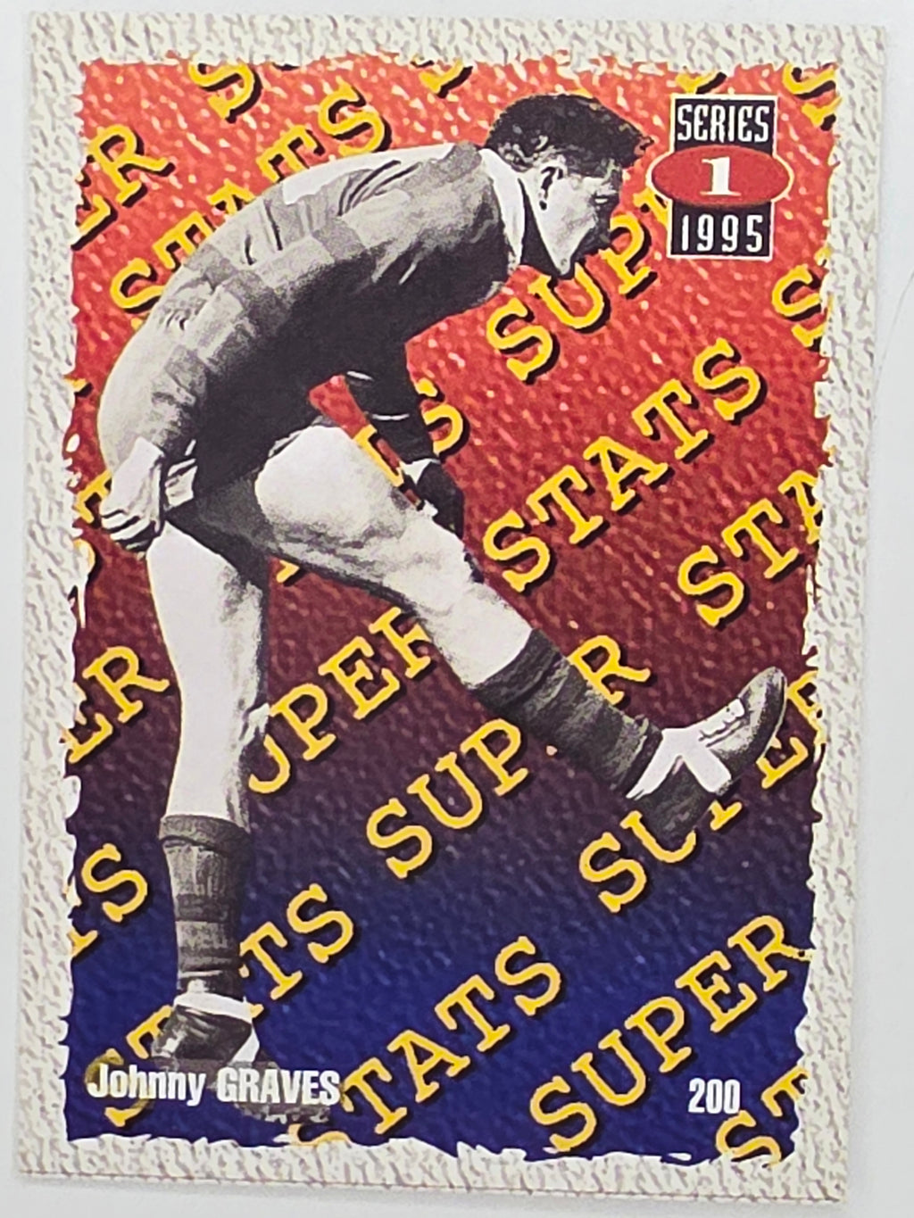 NRL 1995 Dynamic Series 1 Base Card #200 Johnny Graves South Sydney Rabbitohs