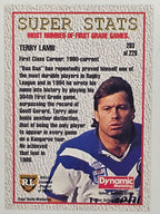 NRL 1995 Dynamic Series 1 Base Card #203 Terry Lamb Canterbury Bankstown Bulldogs