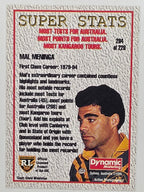 NRL 1995 Dynamic Series 1 Base Card #204 Mal Meninga Canberra Raiders