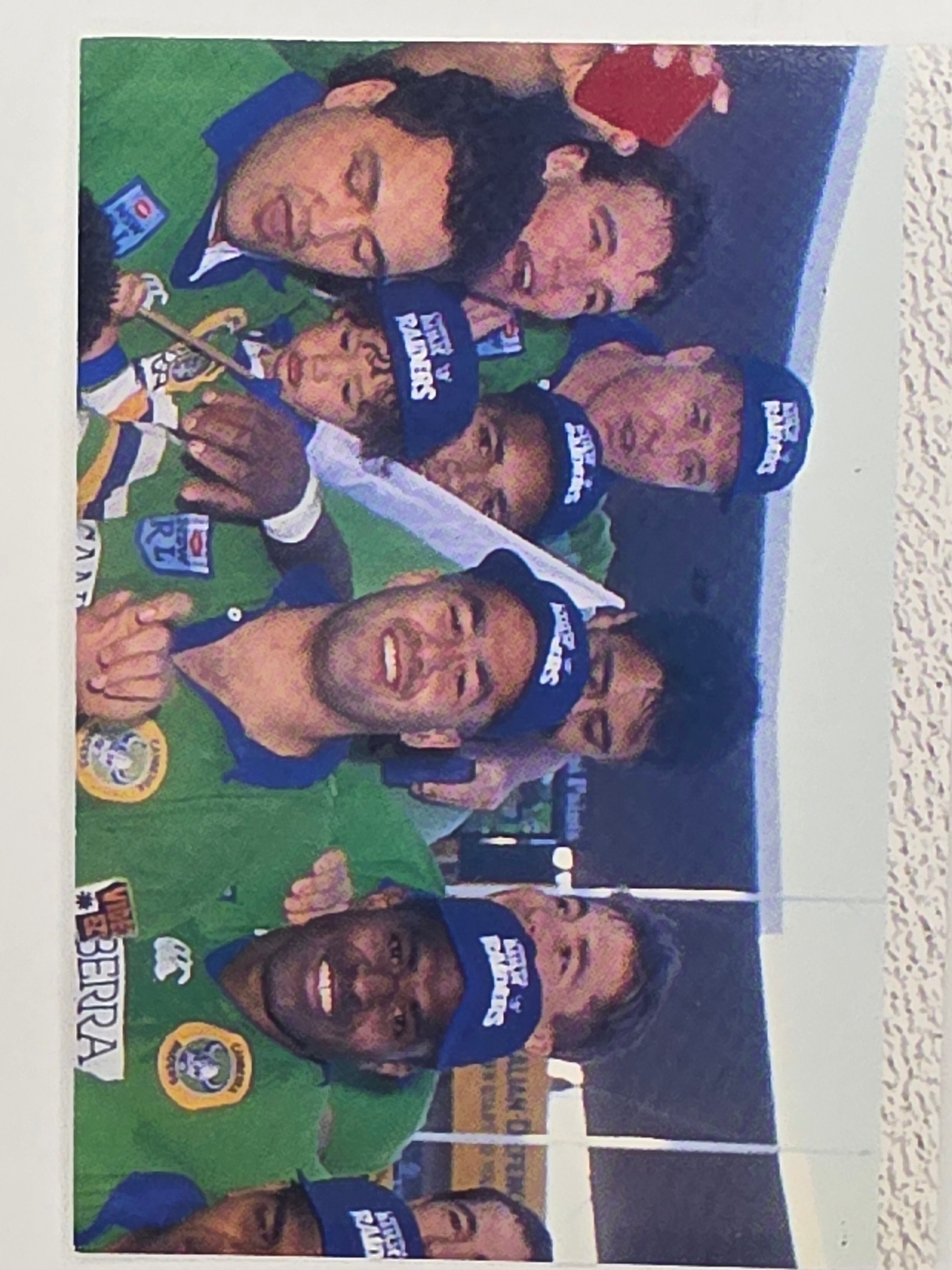 NRL 1995 Dynamic Series 1 Base Card #213 Raiders Photo Canberra Raiders