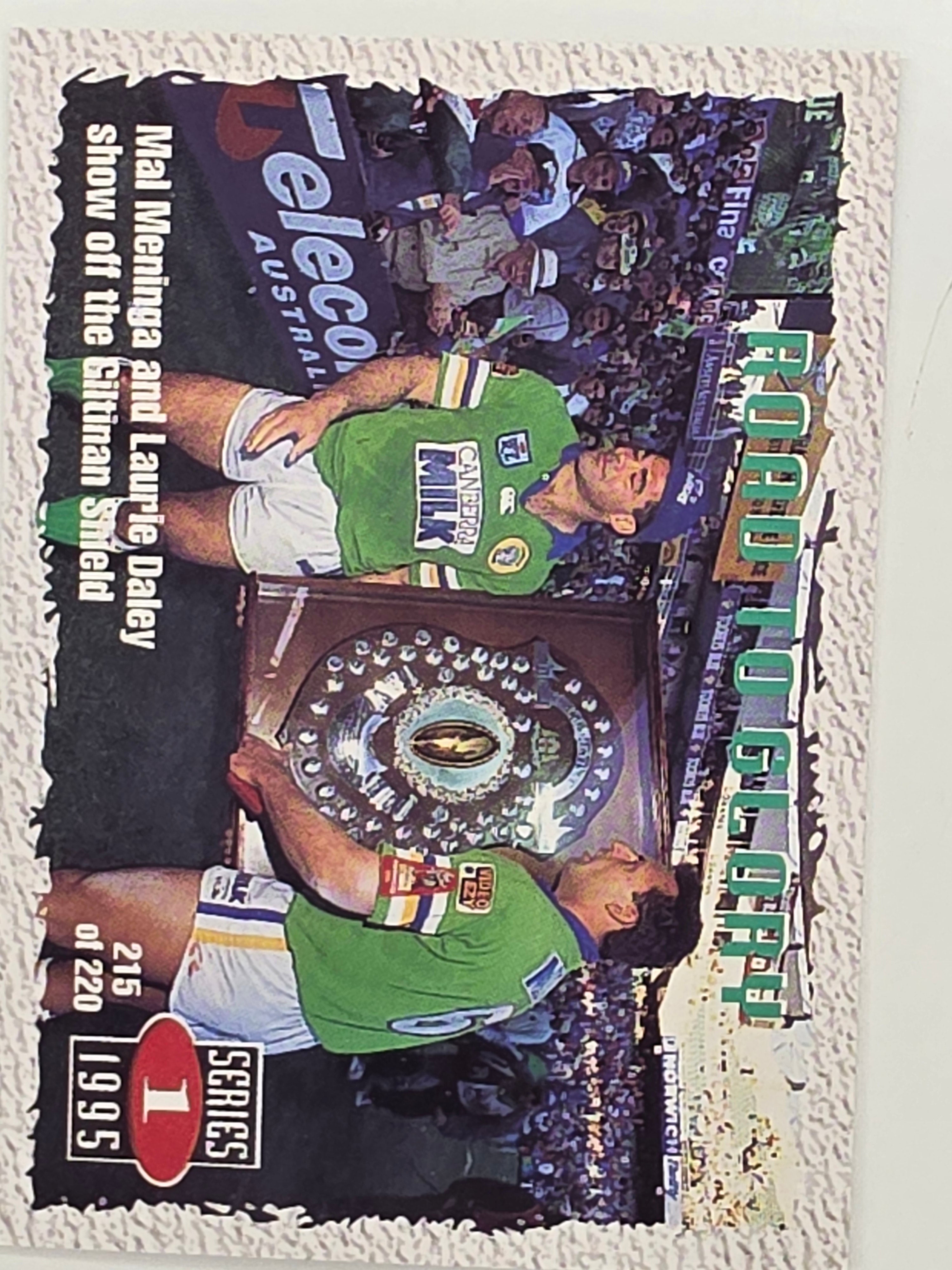 NRL 1995 Dynamic Series 1 Base Card #215 Mal Meninga Canberra Raiders