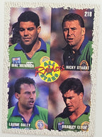 NRL 1995 Dynamic Series 1 Base Card #218 Raiders All Stars Canberra Raiders