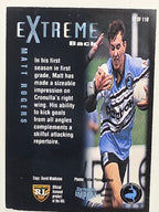 1995 Dynamic Series 3 Winfield Cup Tribute #012 Matt Rogers Cronulla Sutherland Sharks