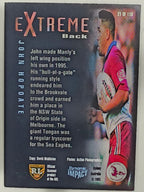 1995 Dynamic Series 3 Winfield Cup Tribute #021 John Hopoate Manly Sea Eagles