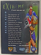 1995 Dynamic Series 3 Winfield Cup Tribute #046 Mitch Newton Sydney Bulldogs