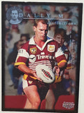 1995 Dynamic Series 3 Winfield Cup Tribute #072 Allan Langer Brisbane Broncos