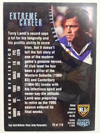 1995 Dynamic Series 3 Winfield Cup Tribute #078 Terry Lamb Canterbury Bankstown Bulldogs