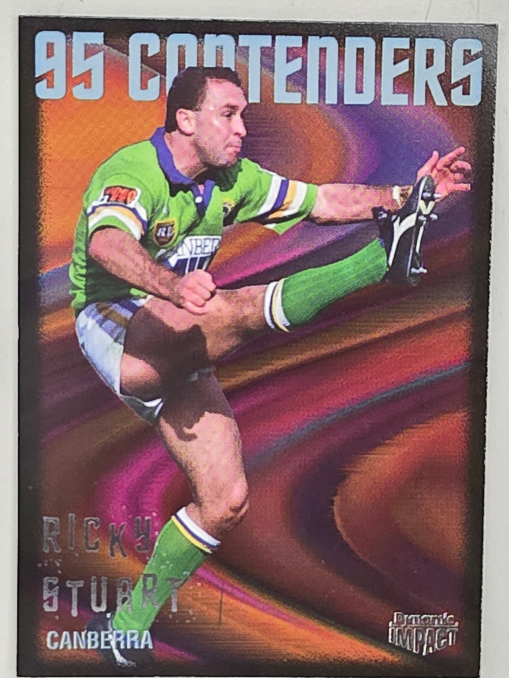 1995 Dynamic Series 3 Winfield Cup Tribute #083 Ricky Stuart Canberra Raiders