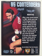 1995 Dynamic Series 3 Winfield Cup Tribute #090 Jason Taylor North Sydney Bears