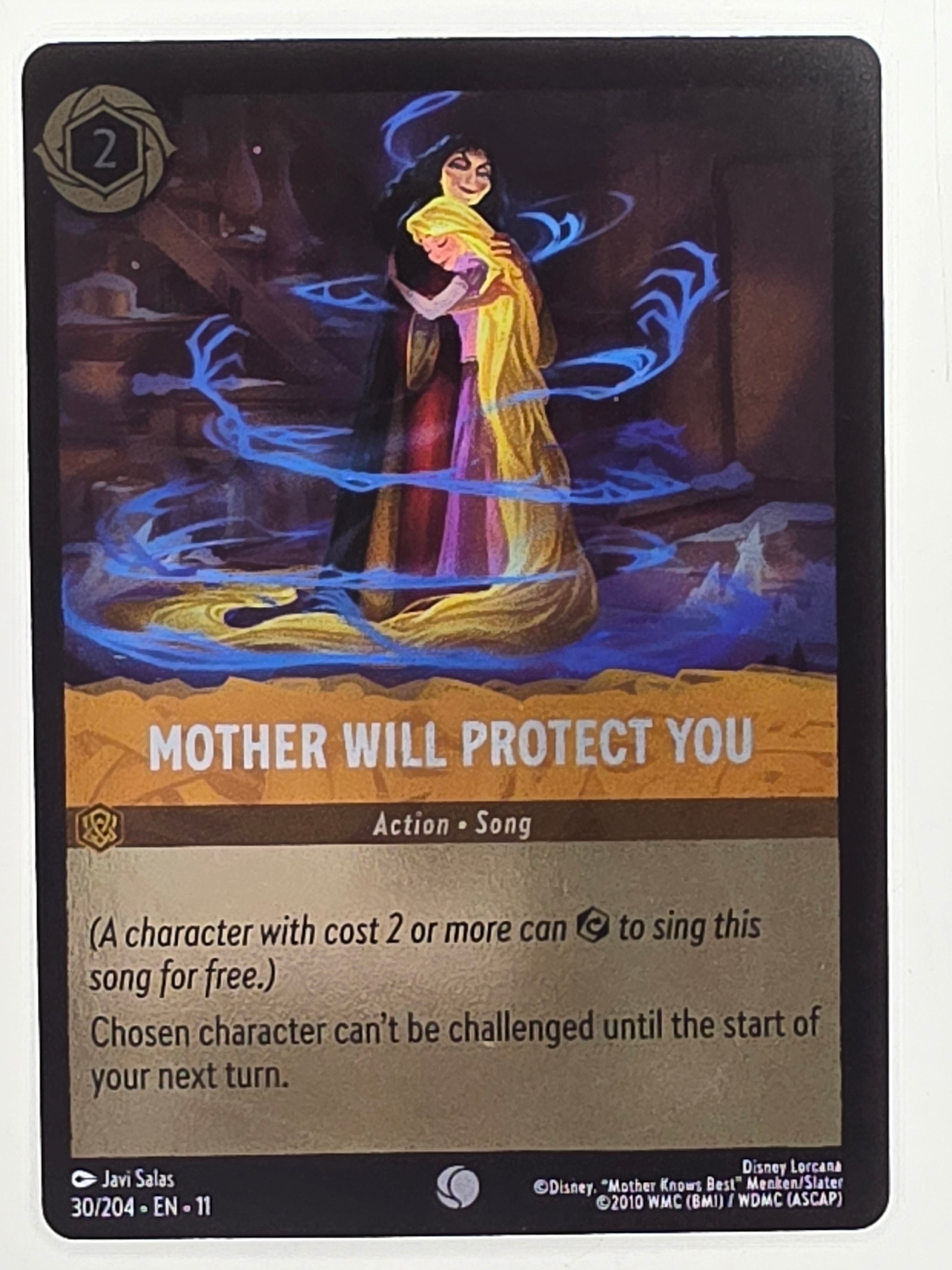 Disney Lorcana Winterspell COLDFOIL #30/204 Mother Will Protect You | Common