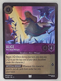 Disney Lorcana Winterspell COLDFOIL #36/204 Alice - Well-Read Whisper | Uncommon