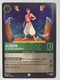 Disney Lorcana Winterspell COLDFOIL #81/204 Aladdin - On the Edge of Adventure