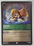 Disney Lorcana Winterspell COLDFOIL #85/204 Copper - Hound Pup | Common