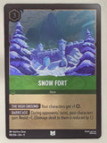 Disney Lorcana Winterspell COLDFOIL #98/204 Snow Fort | Uncommon