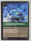 Disney Lorcana Winterspell COLDFOIL #100/204 Retro Evolution Device | Rare