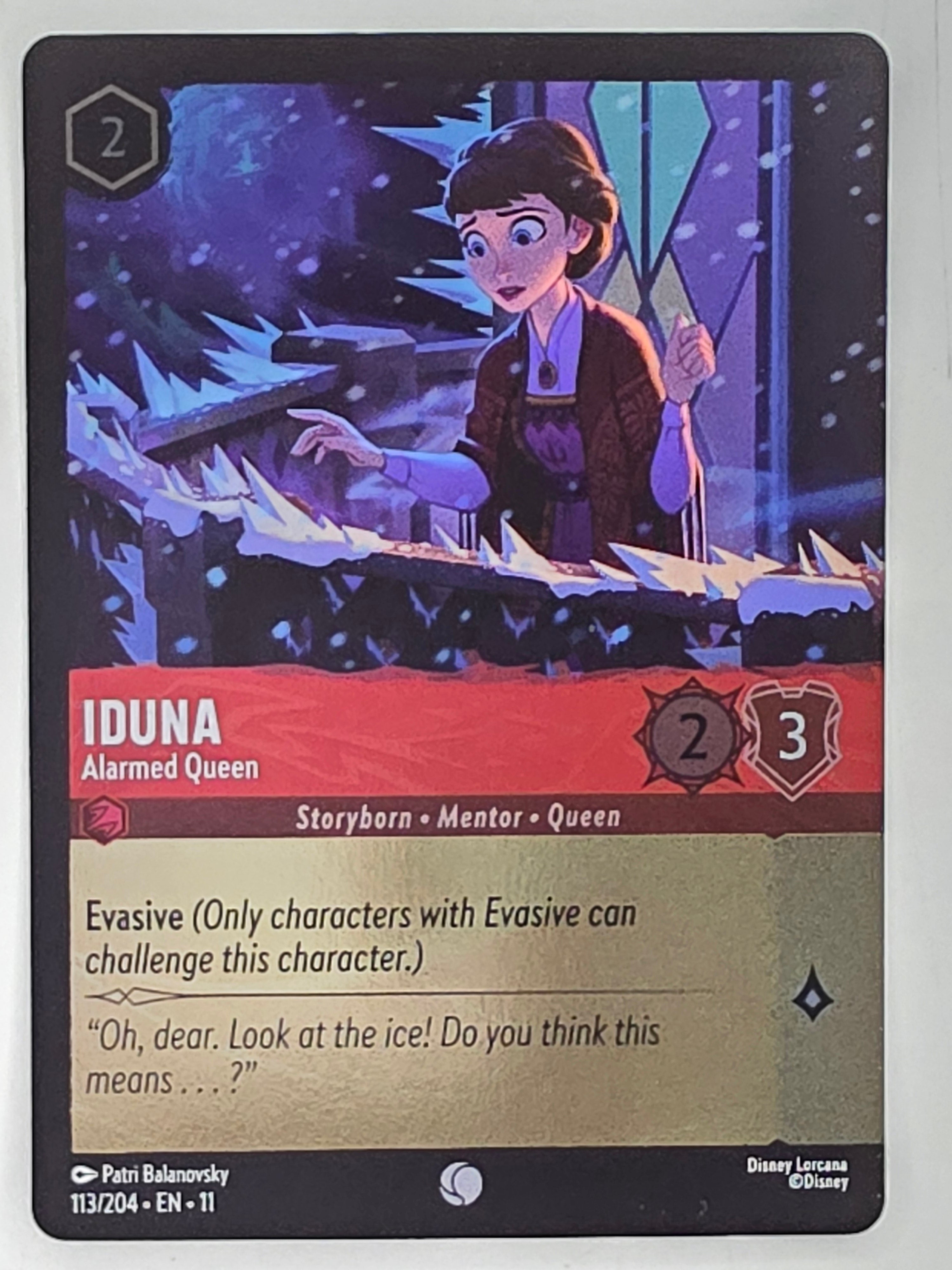 Disney Lorcana Winterspell COLDFOIL #113/204 Iduna - Alarmed Queen | Common