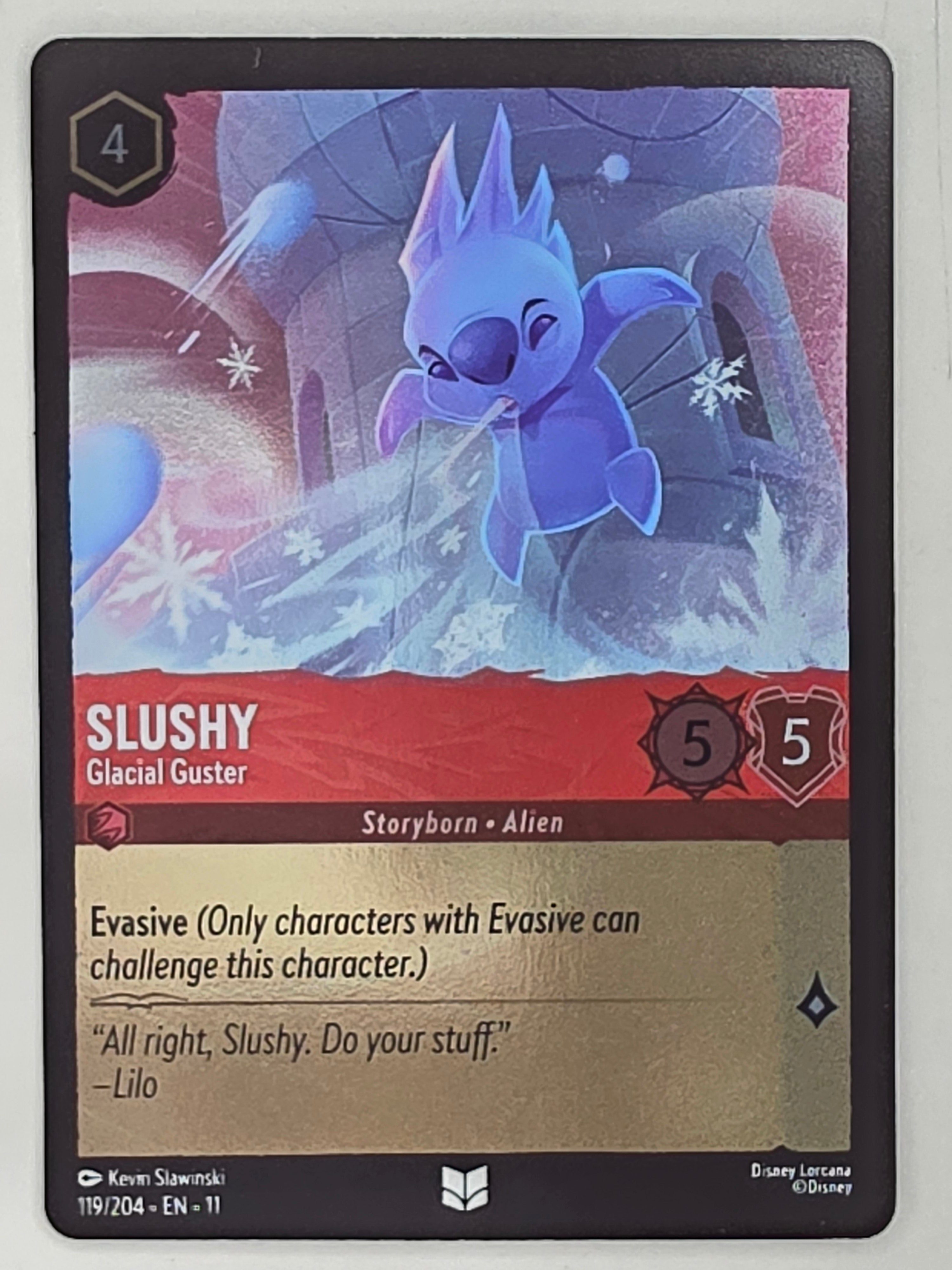 Disney Lorcana Winterspell COLDFOIL #119/204 Slushy - Glacial Guster | Uncommon