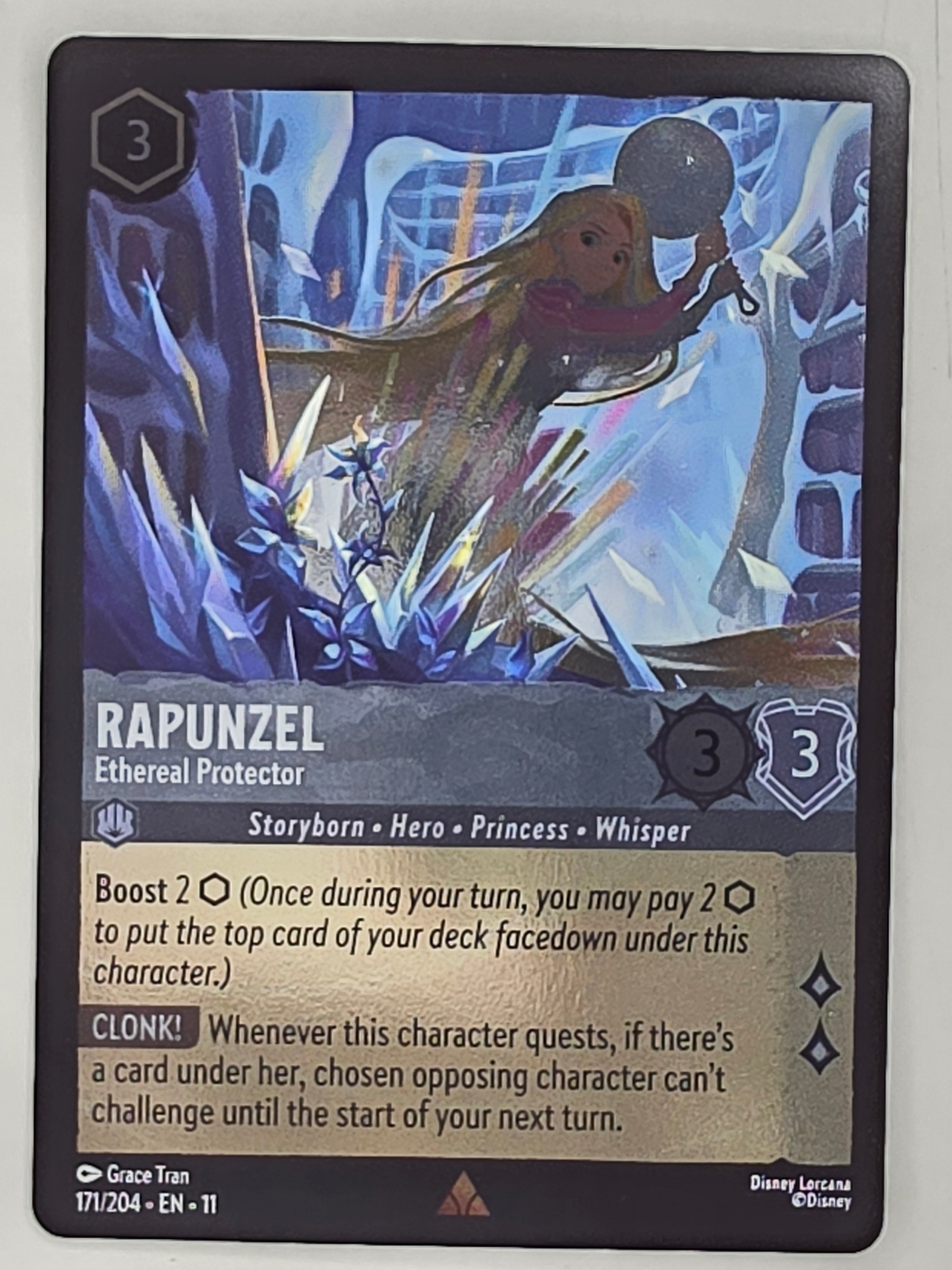 Disney Lorcana Winterspell COLDFOIL #171/204 Rapunzel - Ethereal Protector | Rare