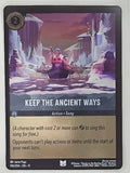 Disney Lorcana Winterspell COLDFOIL #196/204 Keep the Ancient Ways | Uncommon