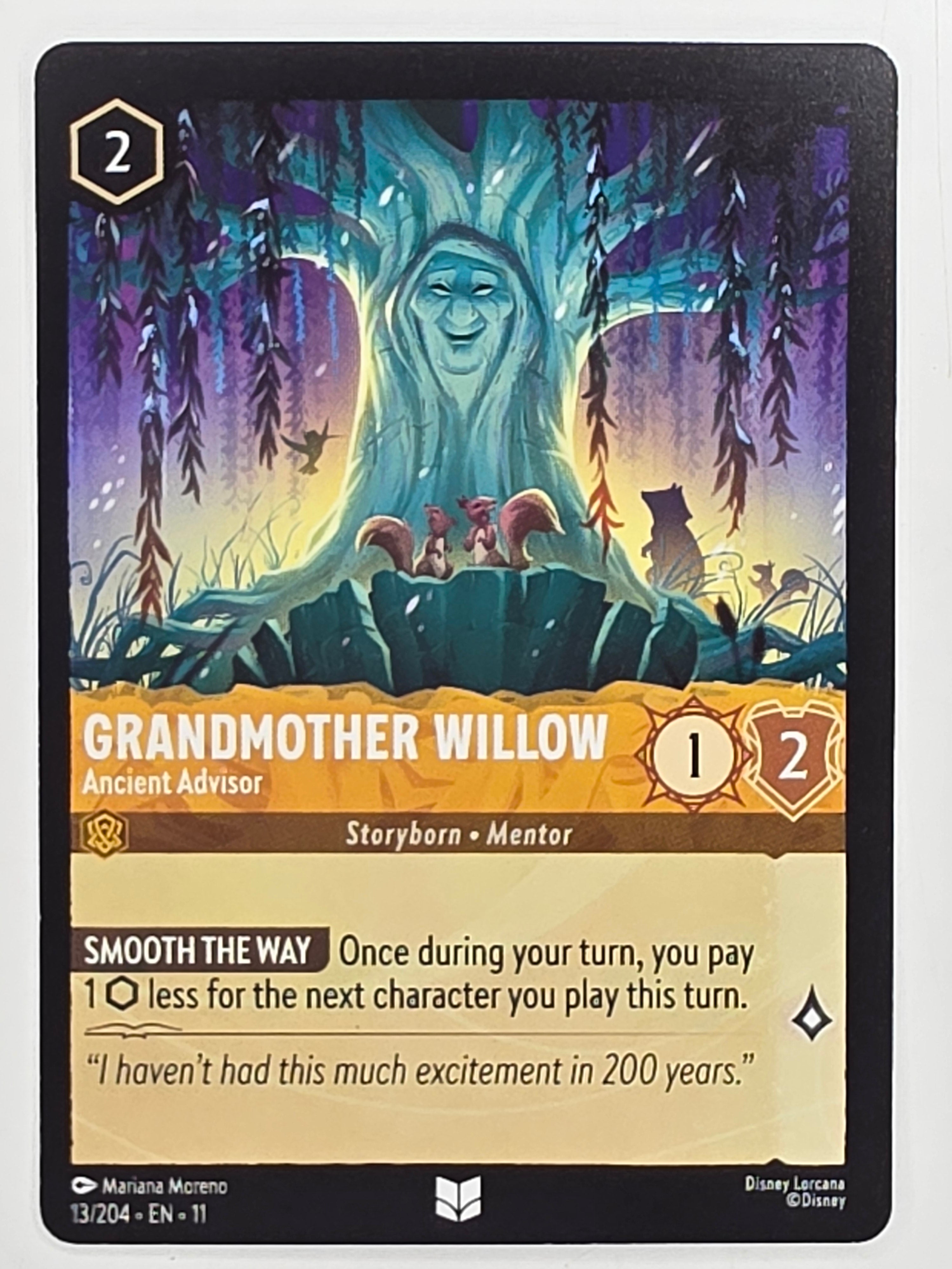 Disney Lorcana Winterspell #13/204 Grandmother Willow - Ancient Advisor | Unc