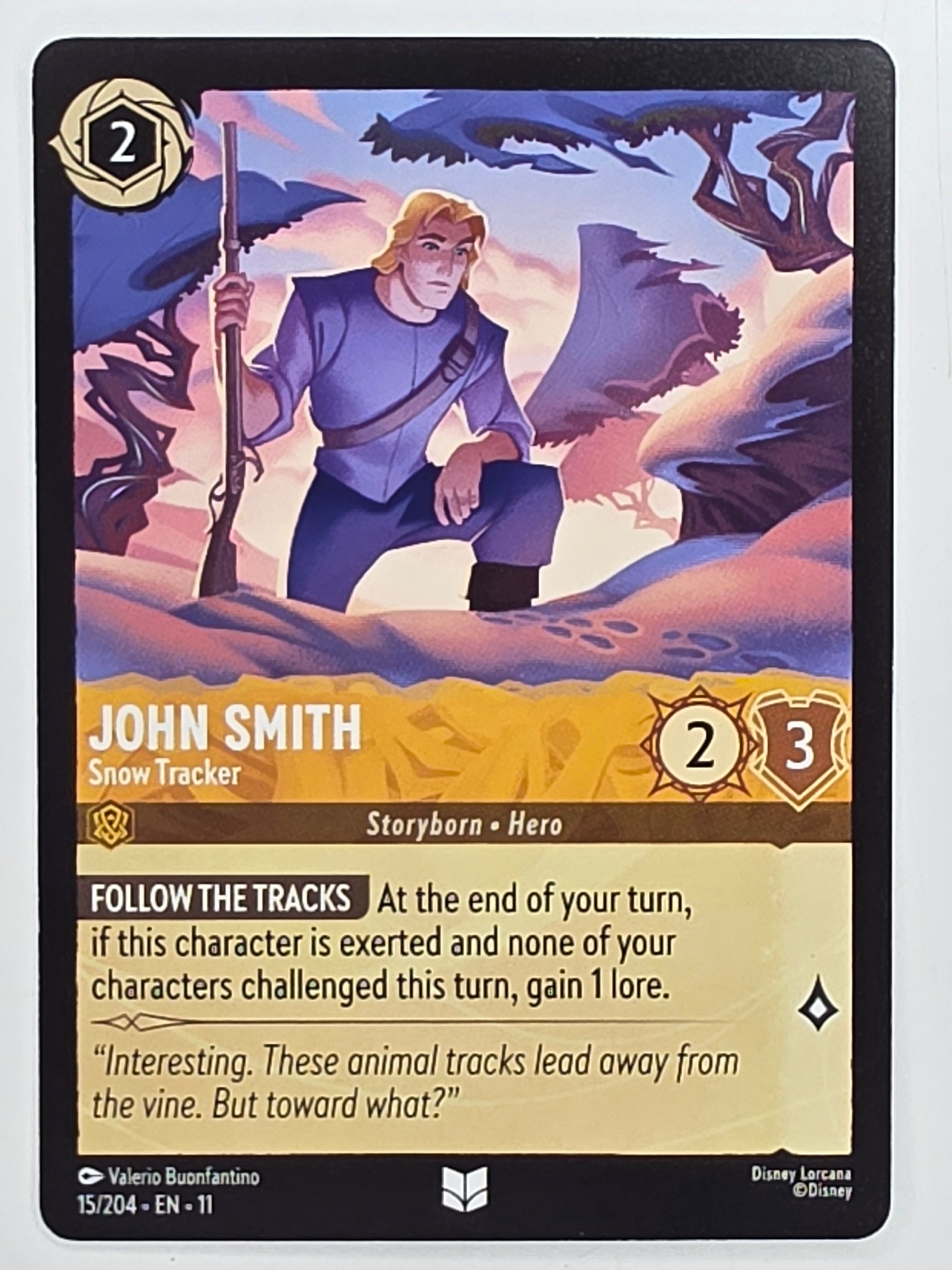 Disney Lorcana Winterspell #15/204 John Smith - Snow Tracker |Uncommon