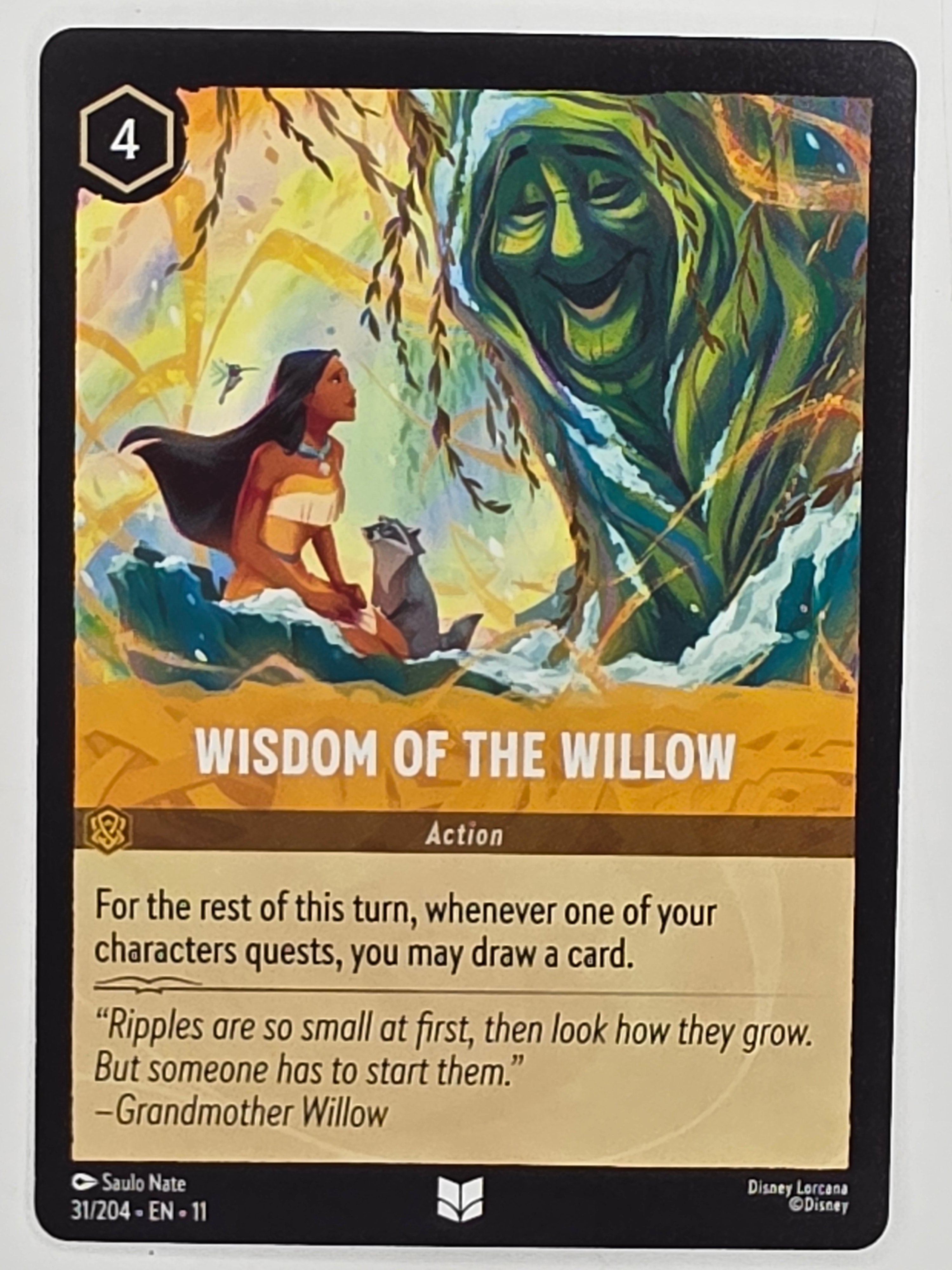 Disney Lorcana Winterspell #31/204 Wisdom of the Willow | Uncommon