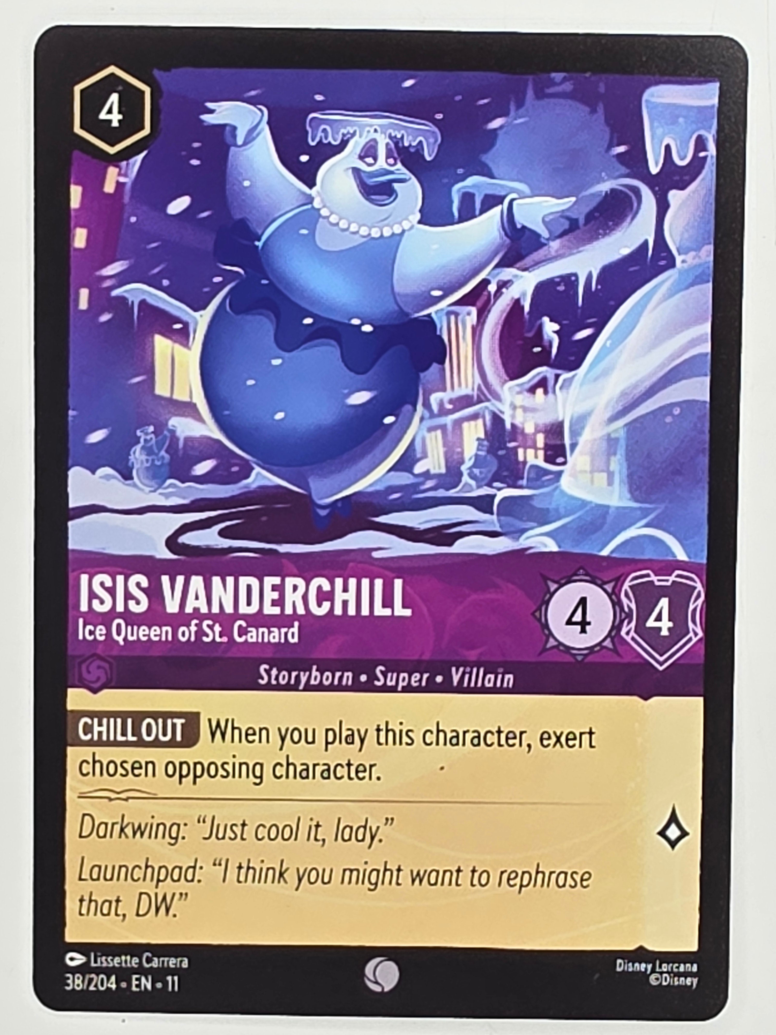 Disney Lorcana Winterspell #38/204 Isis Vanderchill - Ice Queen of St Canard