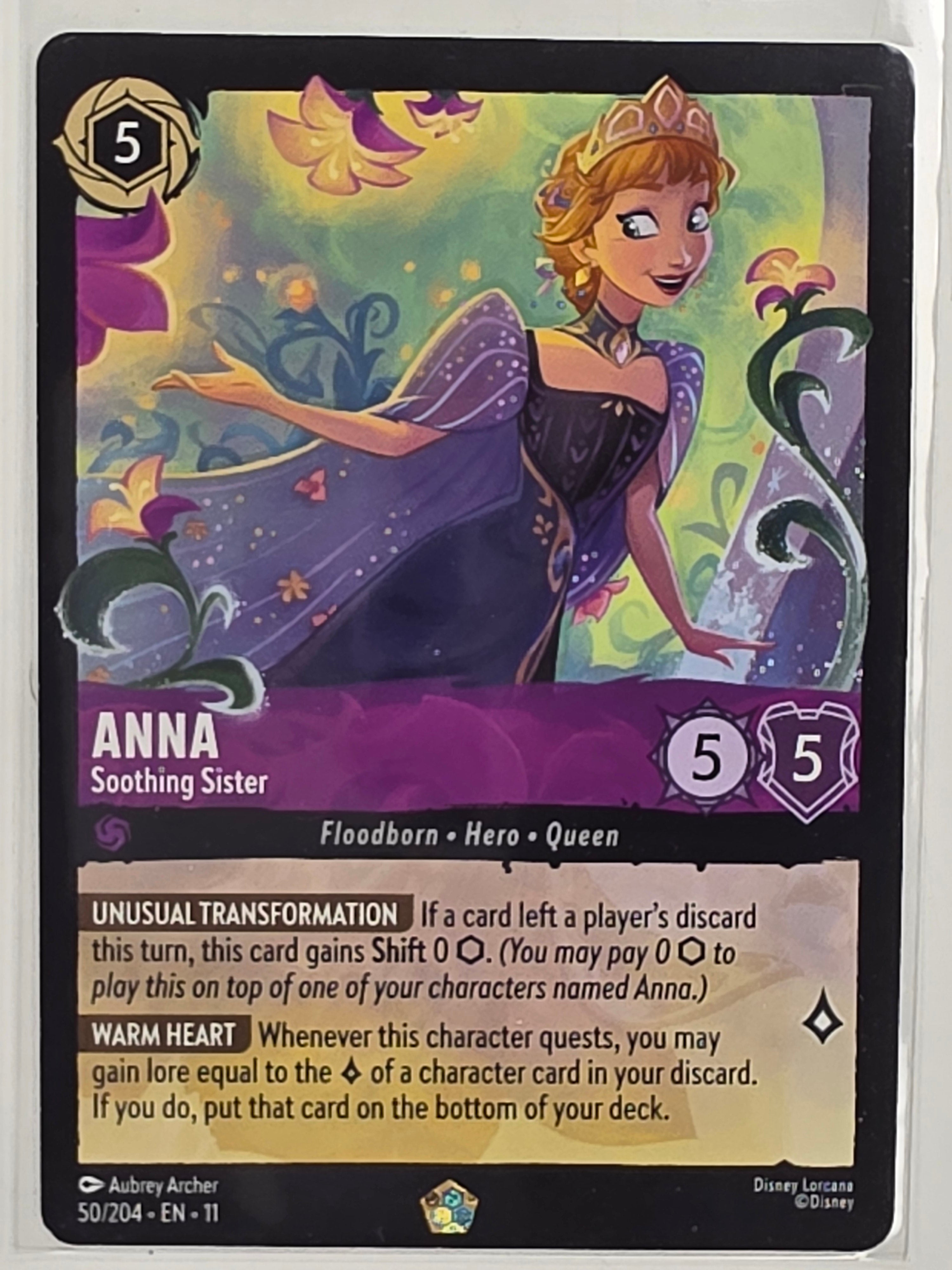 Disney Lorcana Winterspell #50/204 Anna - Soothing Sister | Legendary
