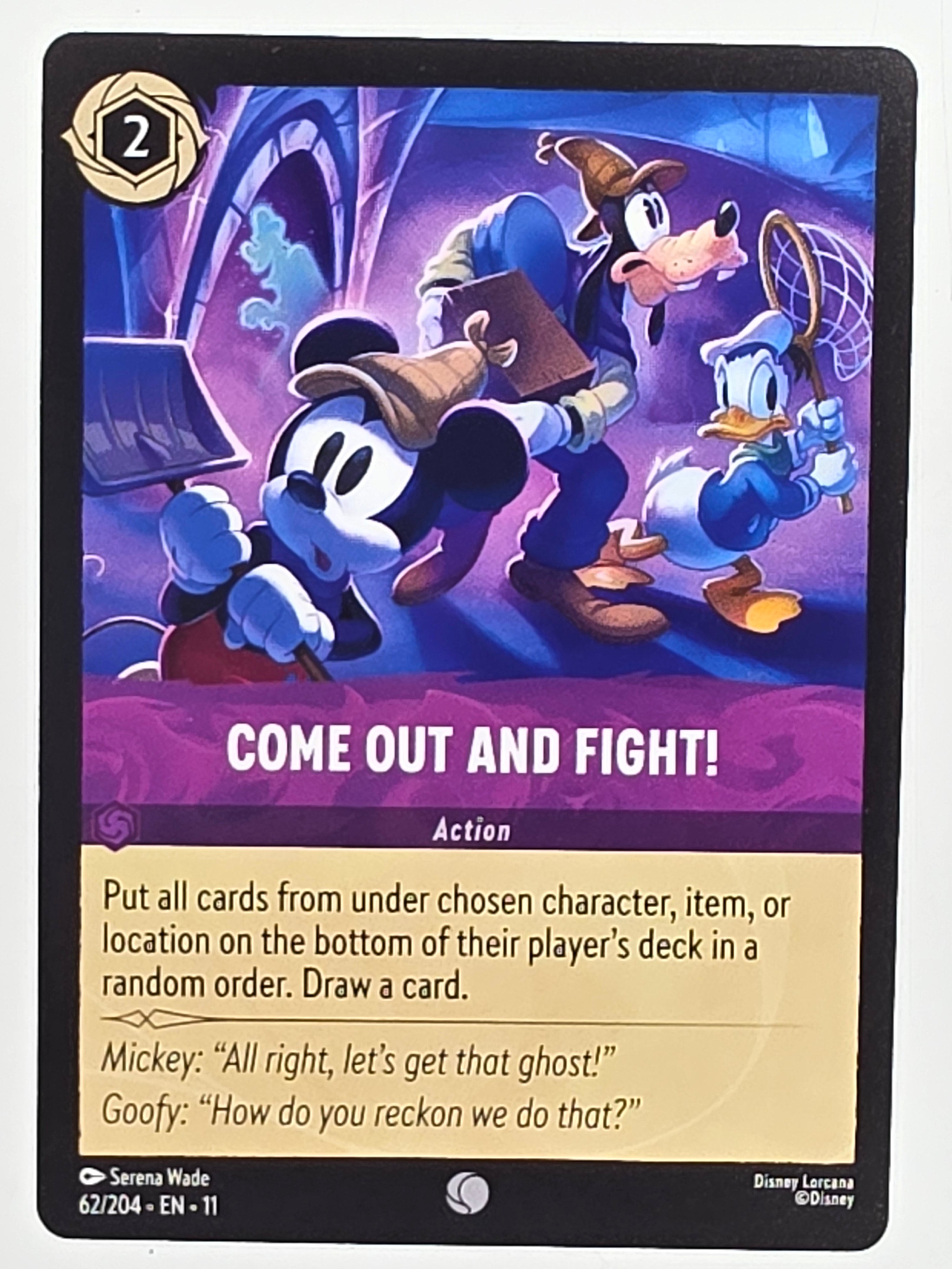 Disney Lorcana Winterspell #62/204 Come Out and Fight! | Common