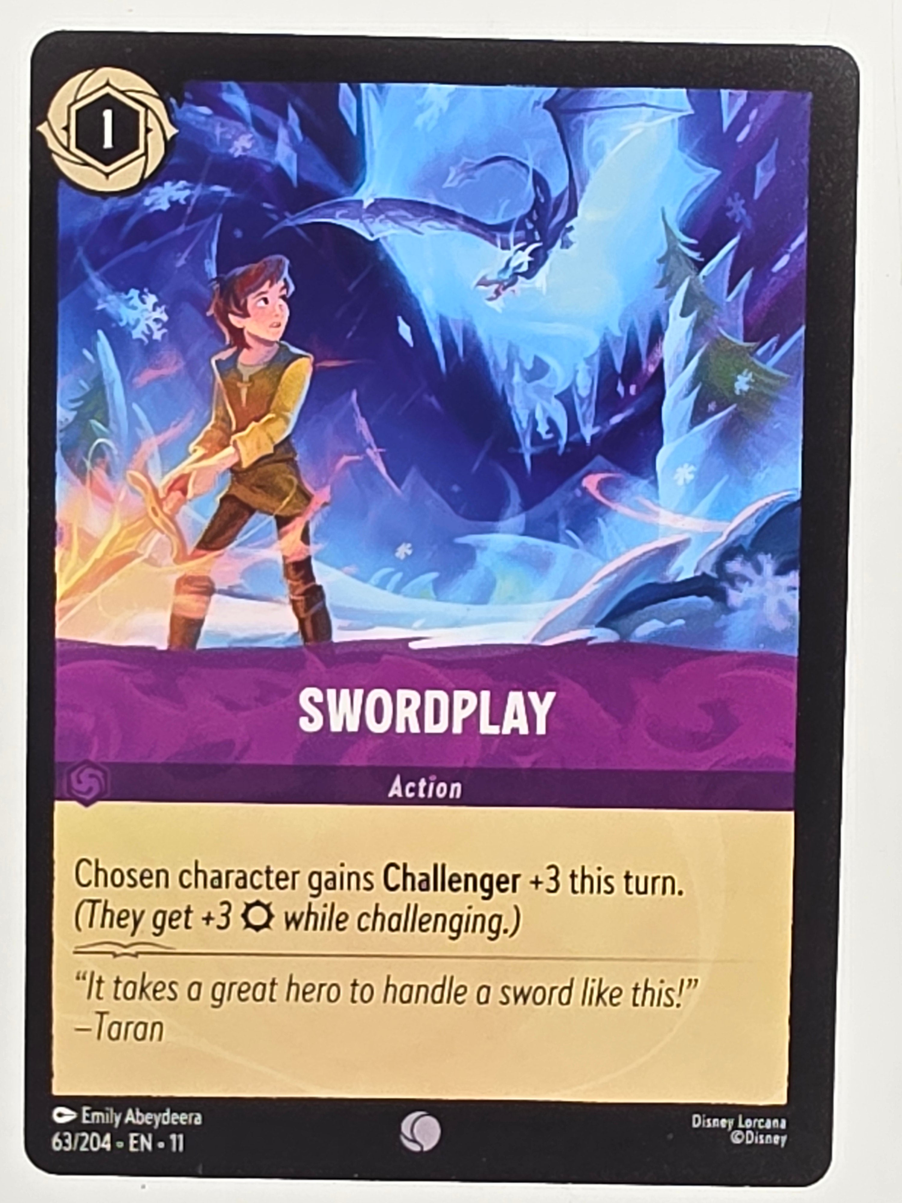 Disney Lorcana Winterspell #63/204 Swordplay | Common