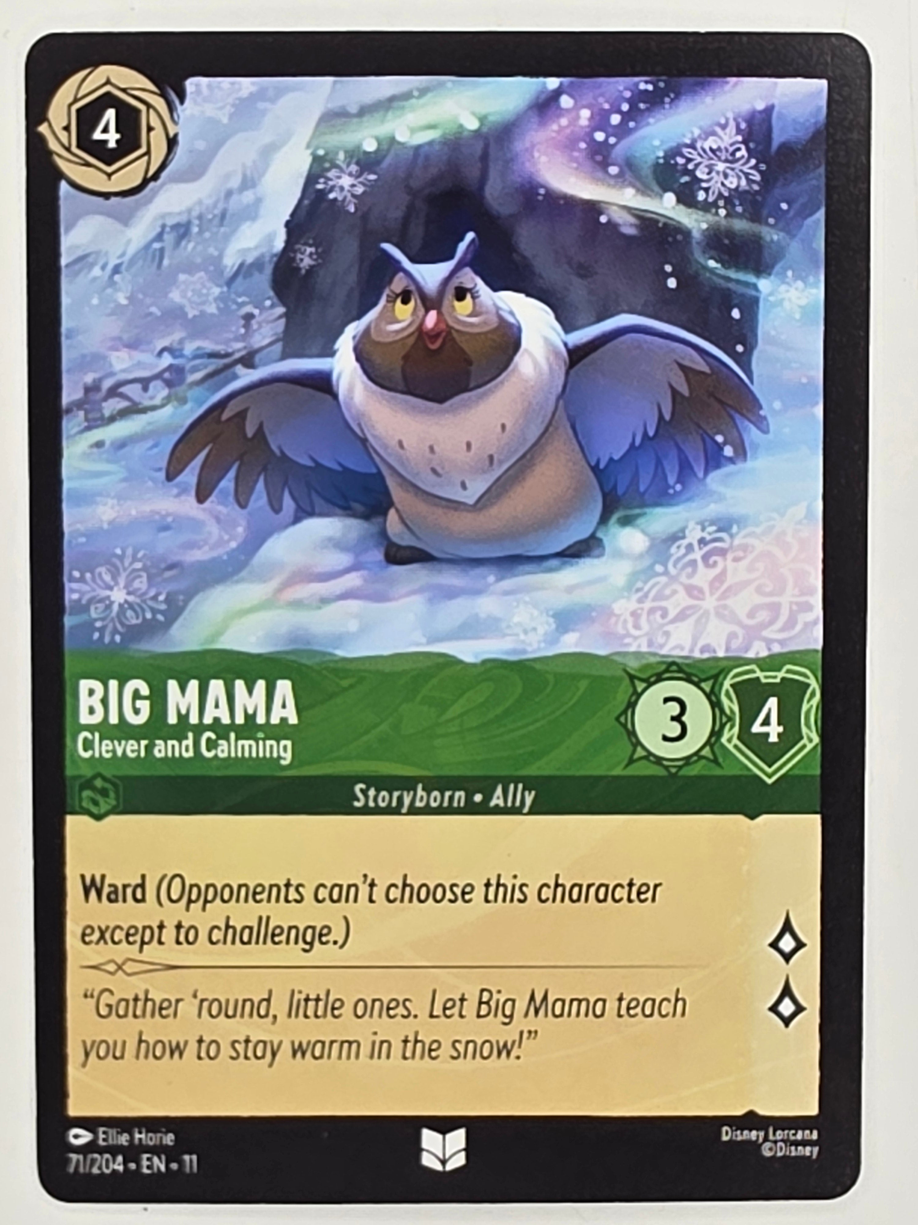 Disney Lorcana Winterspell #71/204 Big Mama - Clever and Calming | Common