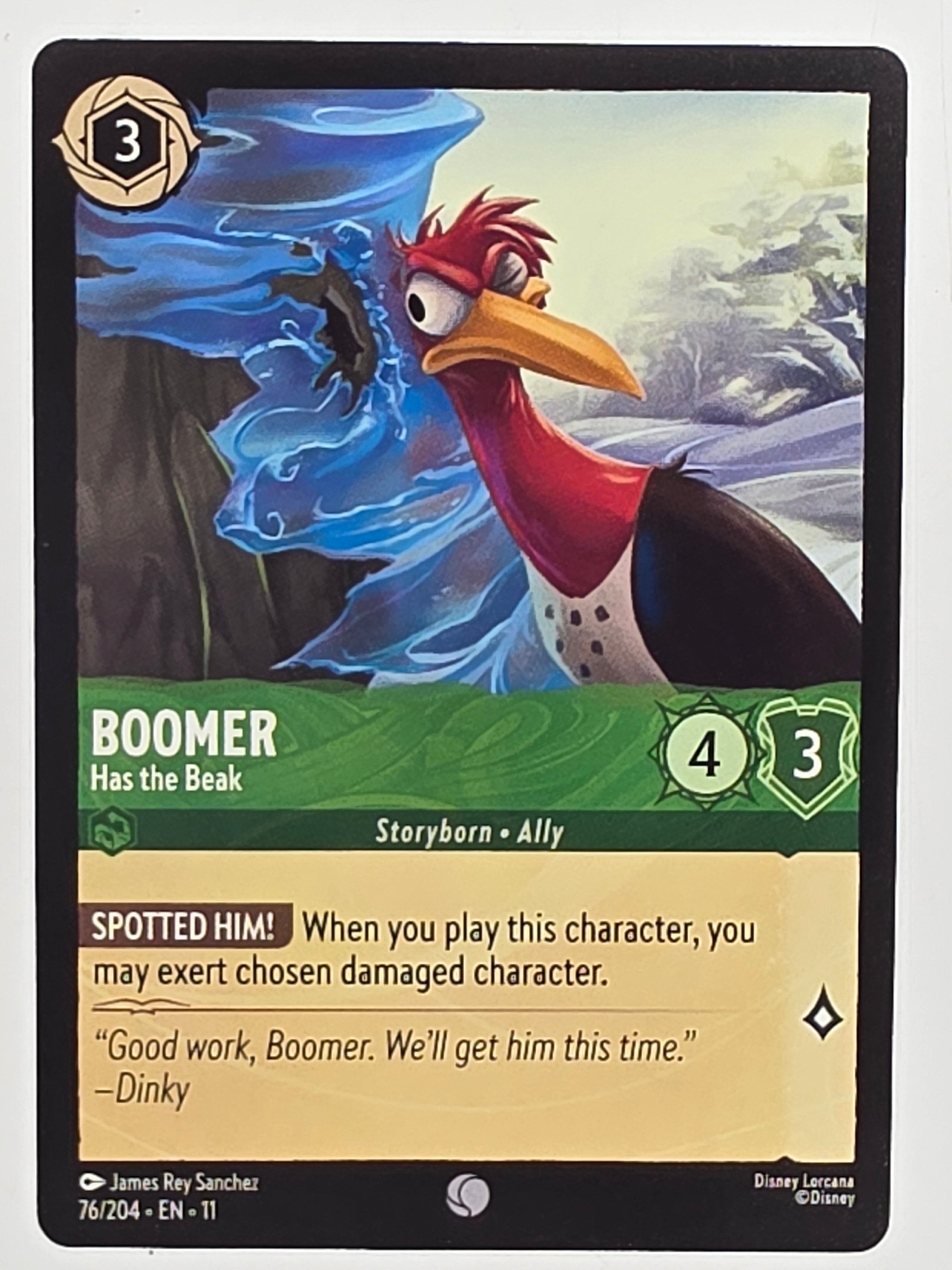 Disney Lorcana Winterspell #76/204 Boomer - Has the Beak | Common