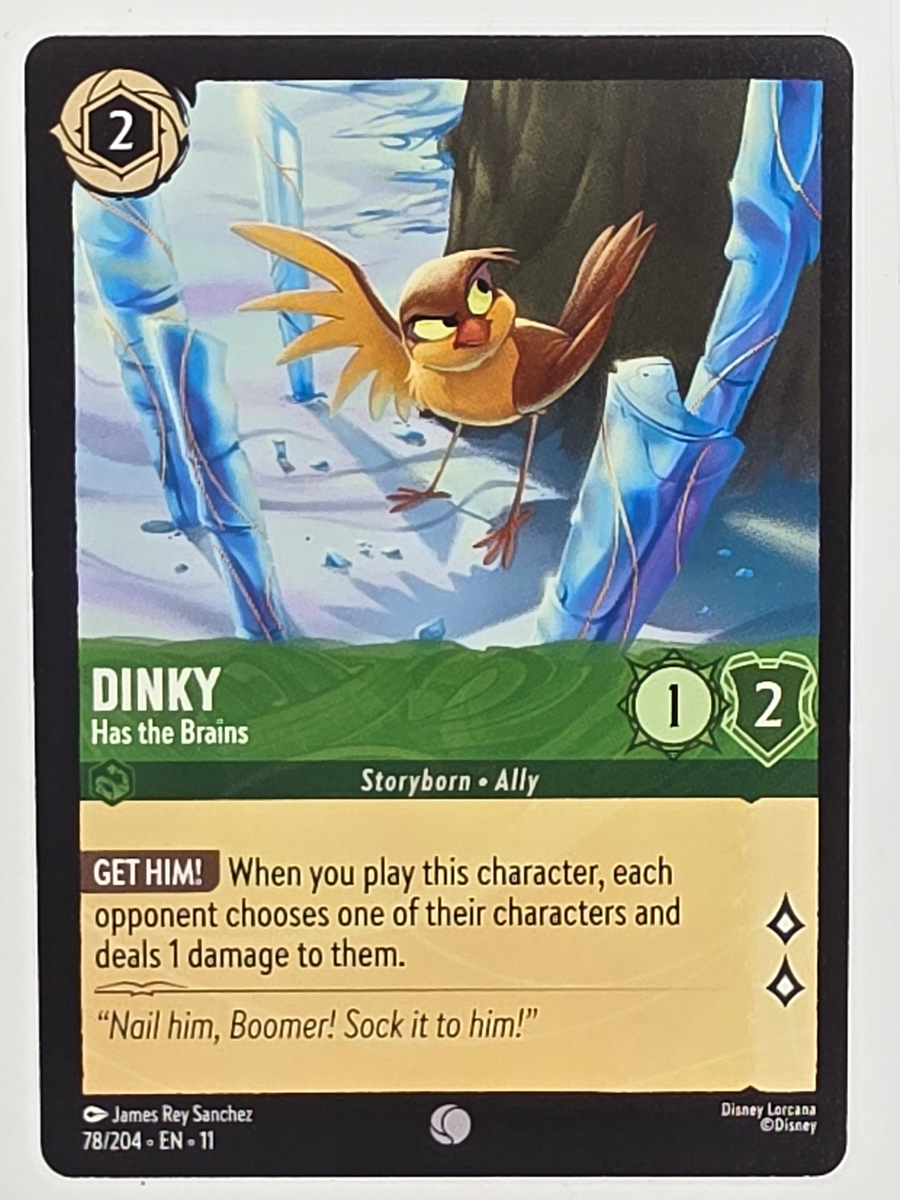 Disney Lorcana Winterspell #78/204 Dinky - Has the Brains | Common
