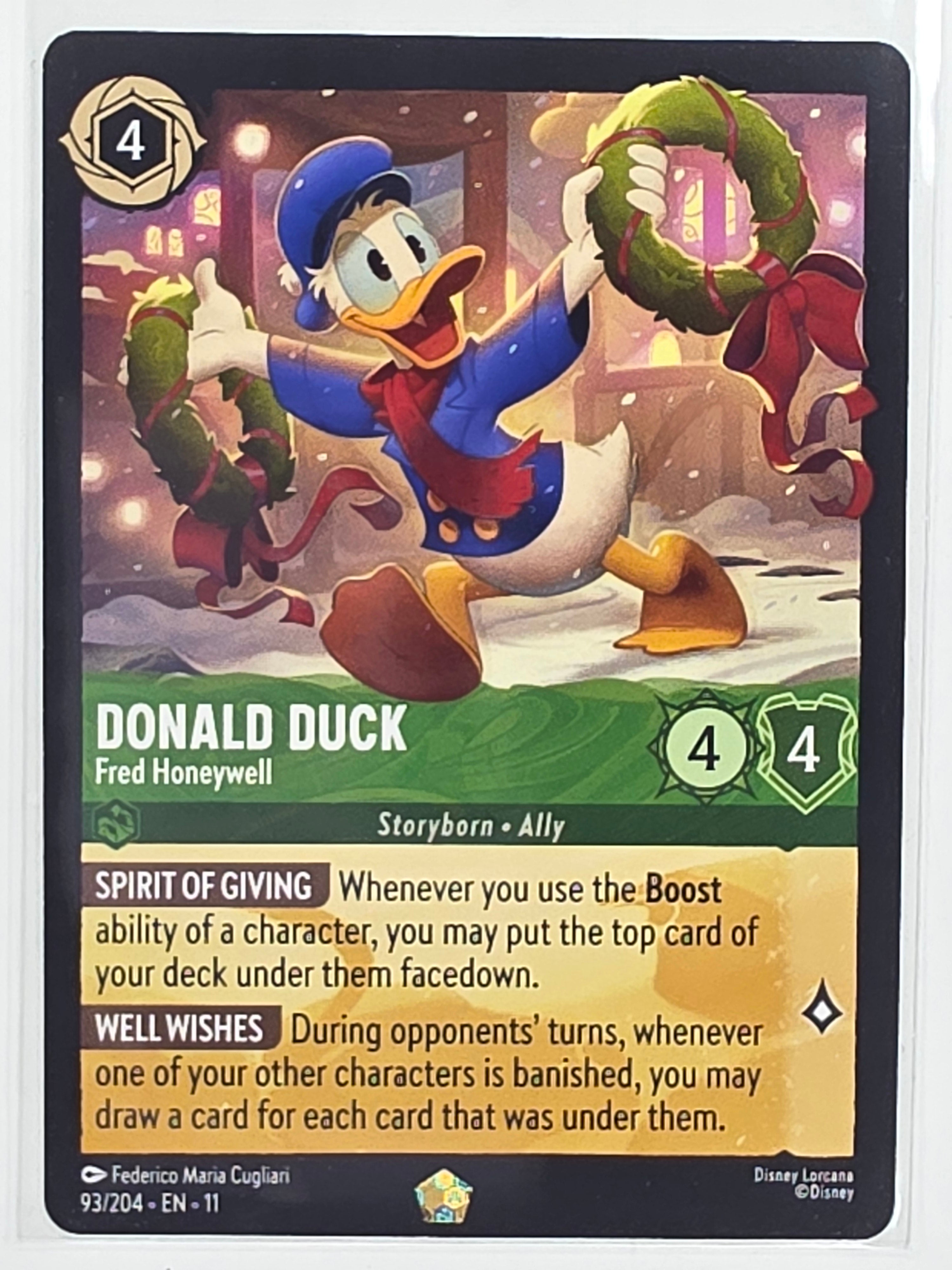 Disney Lorcana Winterspell #93/204 Donald Duck - Fred Honeywell | Legendary