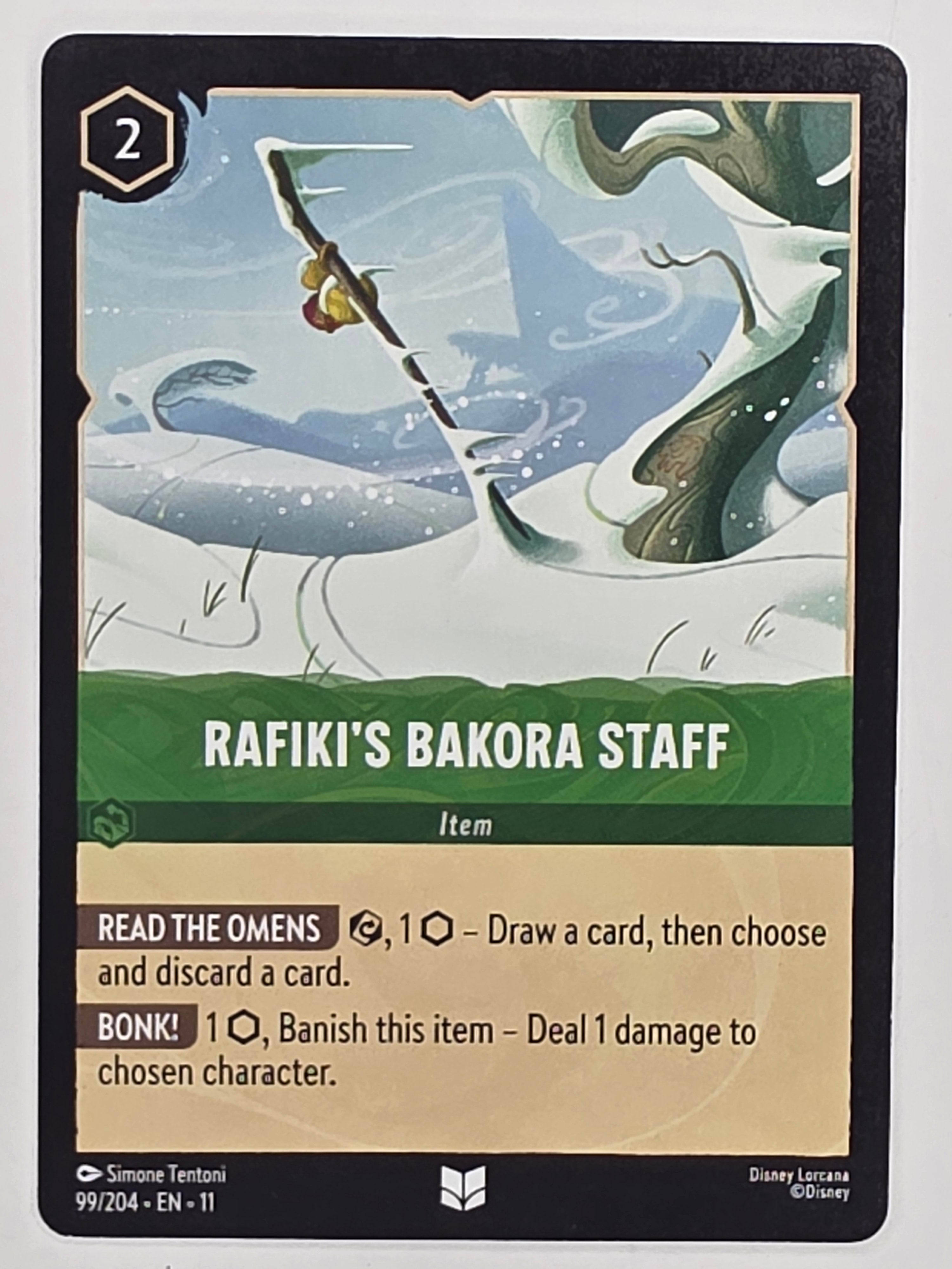 Disney Lorcana Winterspell #99/204 Rafiki's Bakora Staff | Uncommon