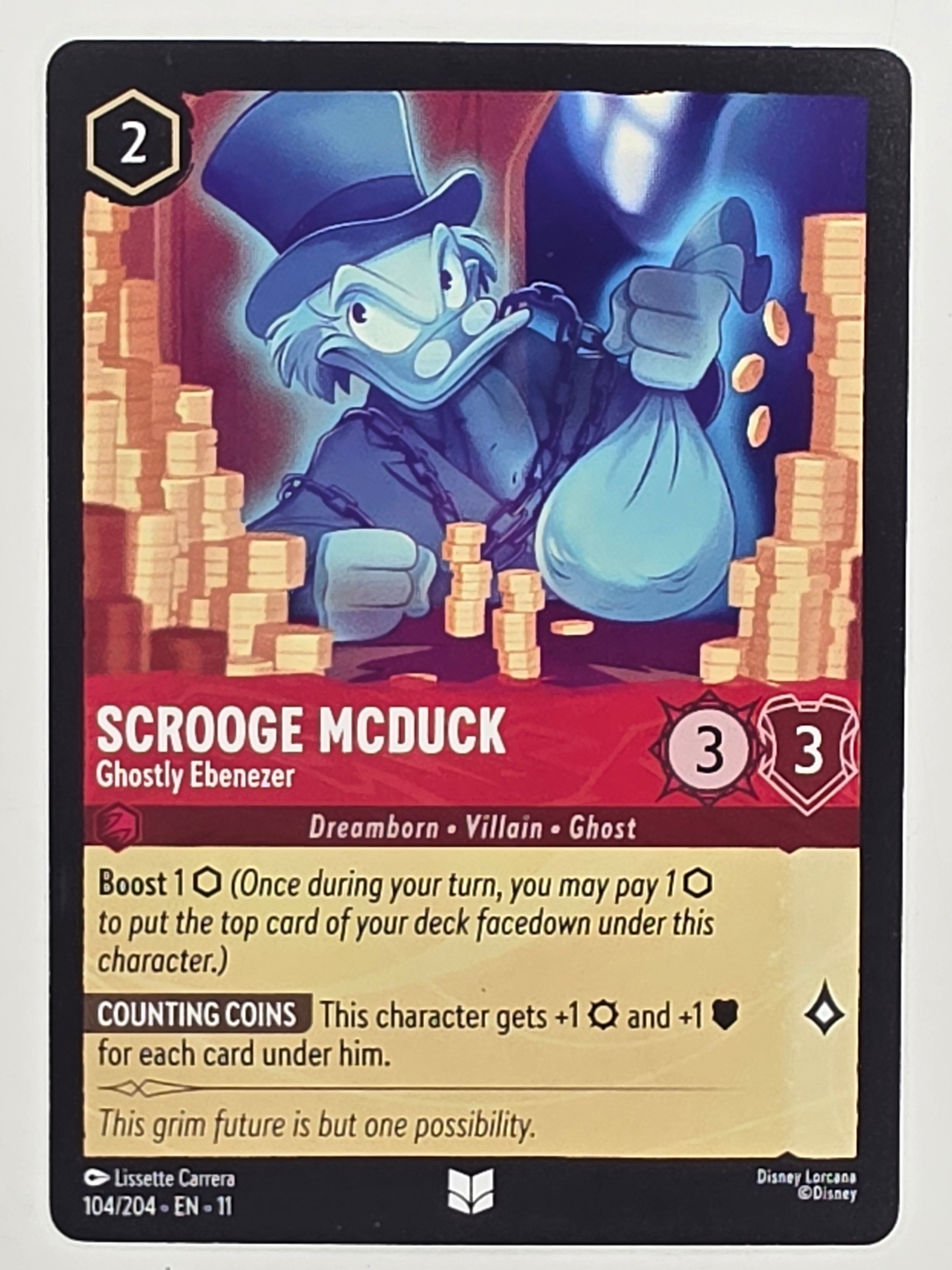 Disney Lorcana Winterspell #104/204 Scrooge McDuck - Ghostly Ebenezer | Uncommon
