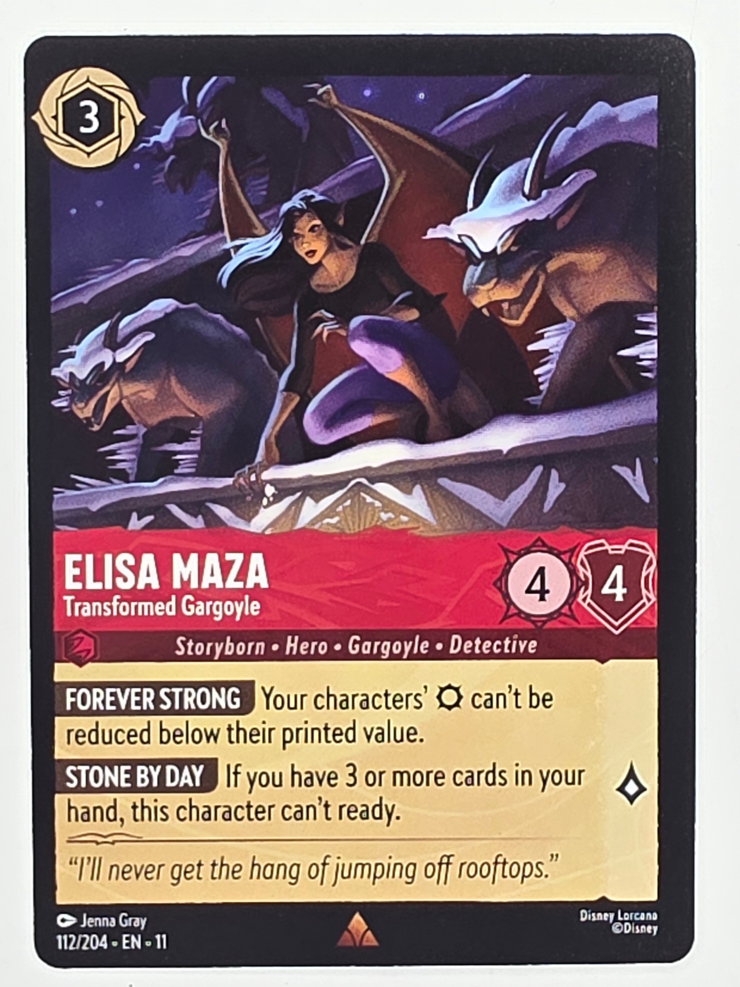 Disney Lorcana Winterspell #112/204 Elisa Maza - Transformed Gargoyle | Rare