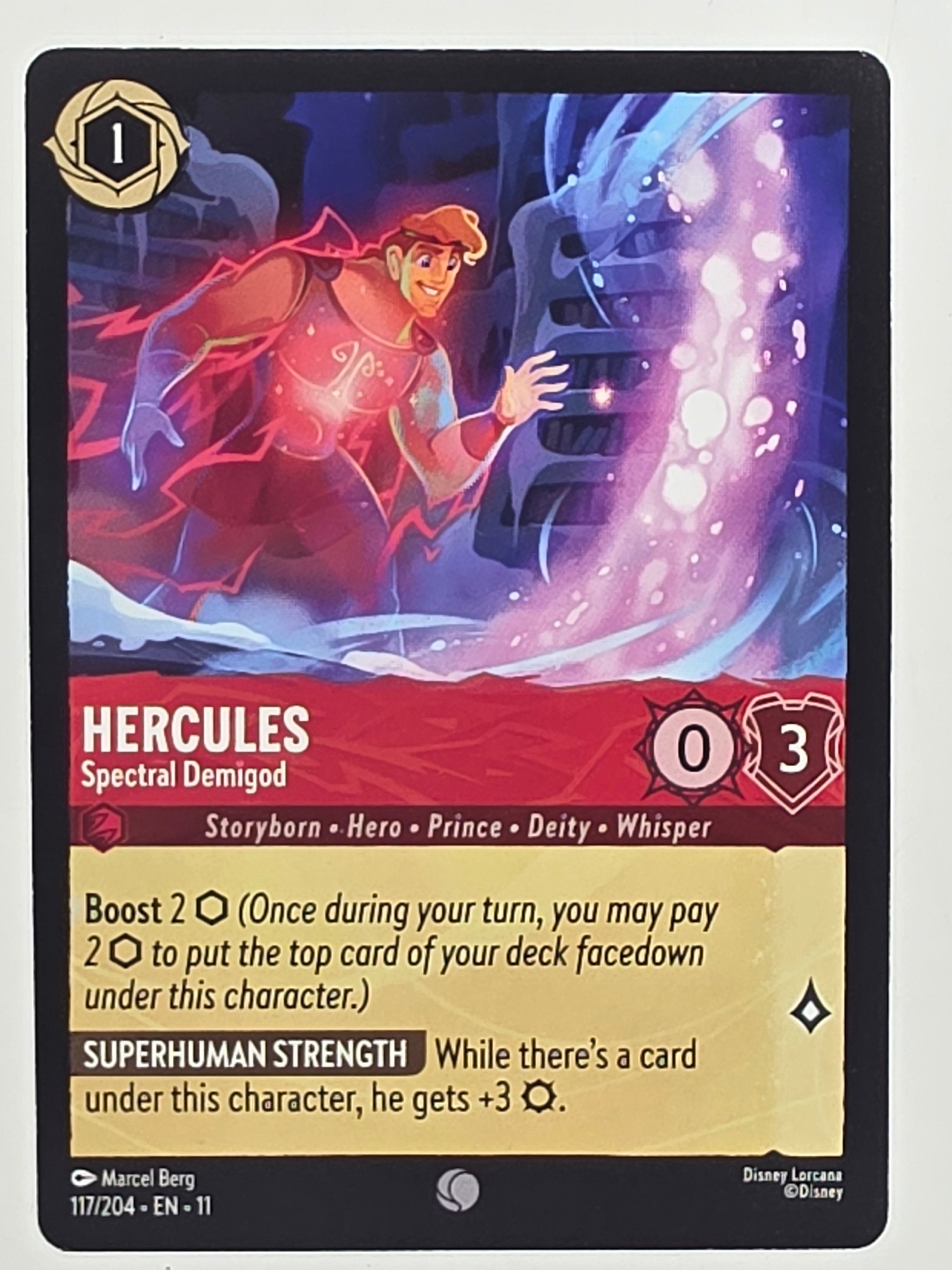Disney Lorcana Winterspell #117/204 Hercules - Spectral Demigod | Common