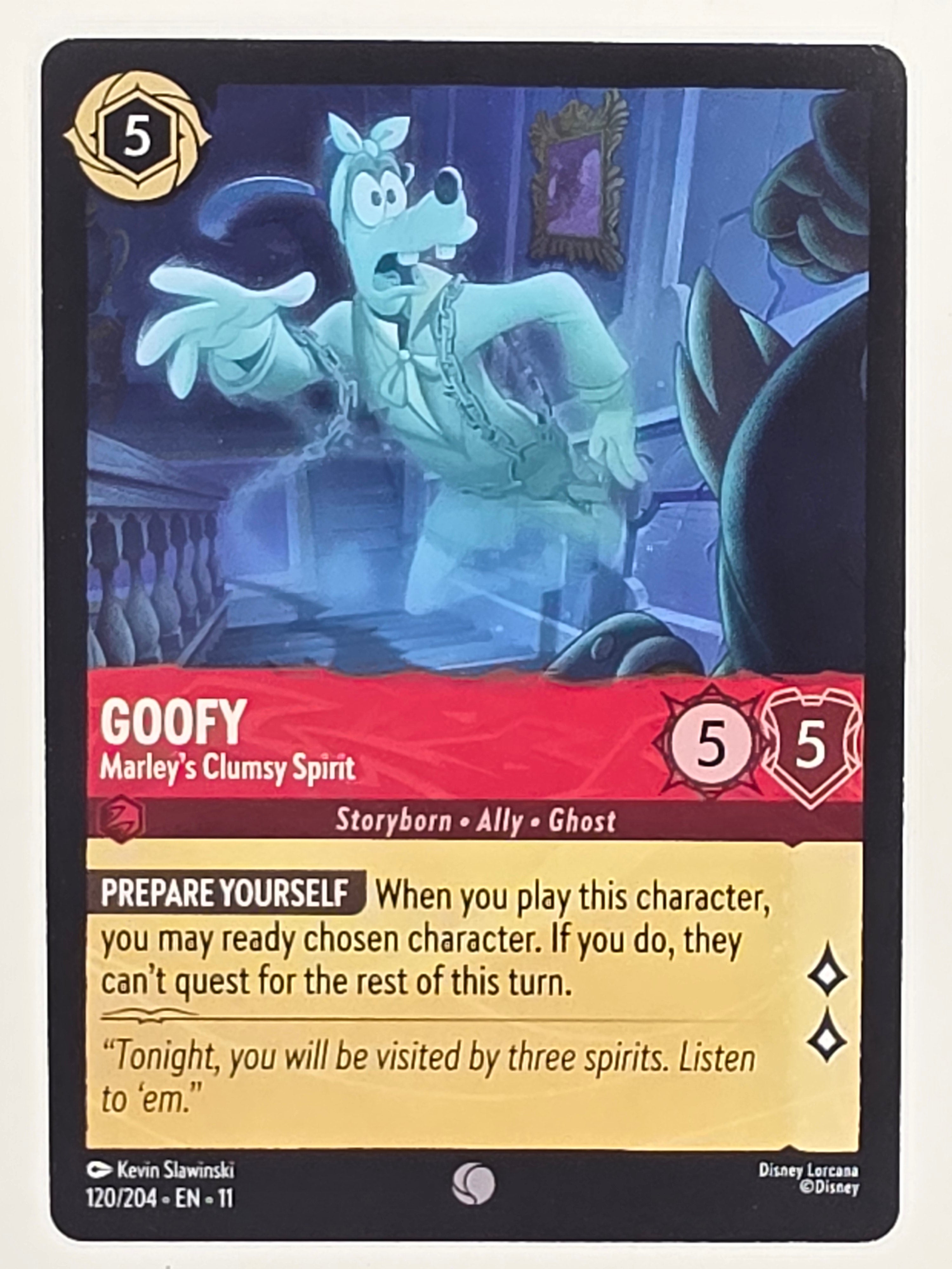 Disney Lorcana Winterspell #120/204 Goofy - Marley's Clumsy Spirit | Common