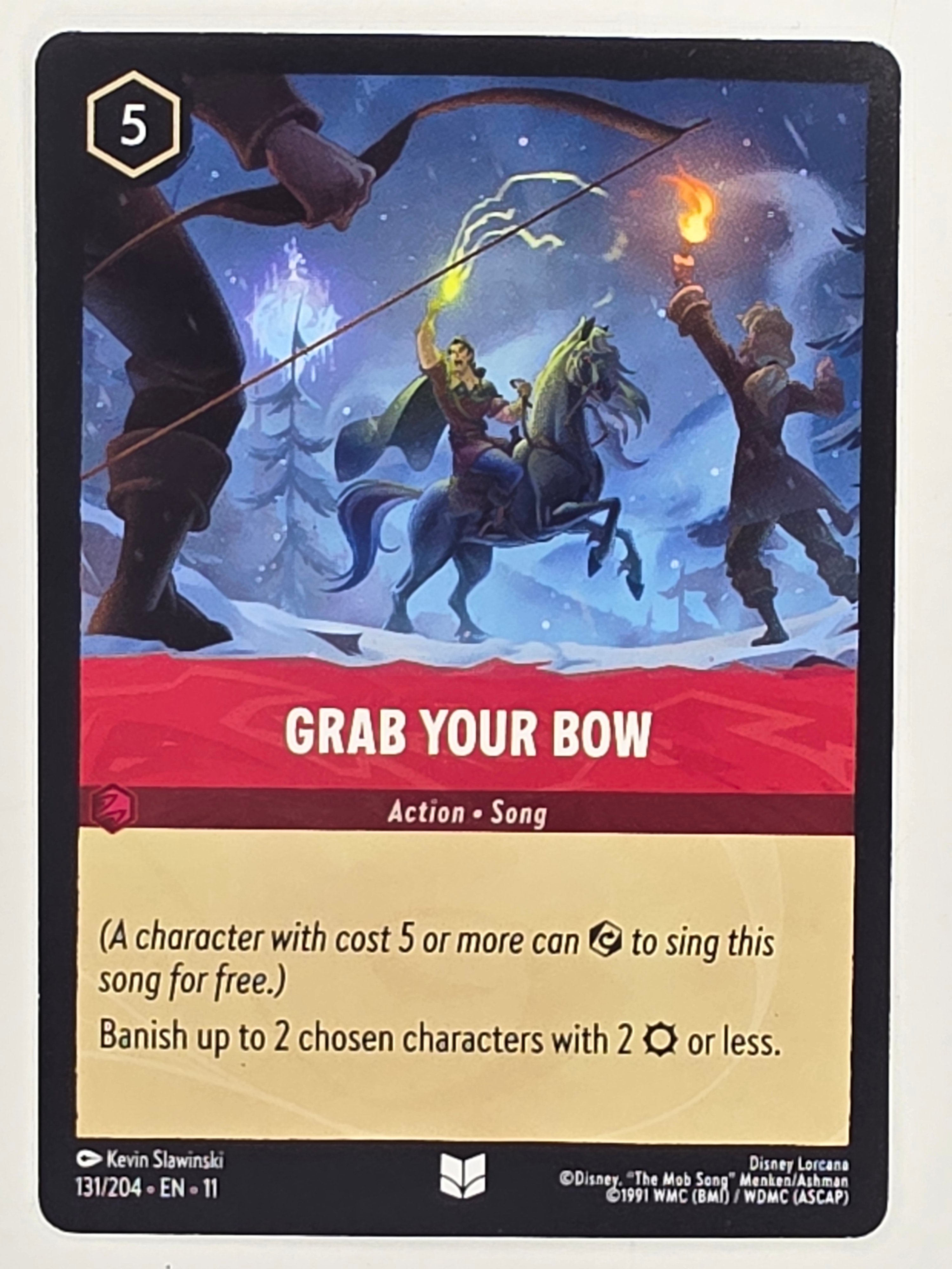 Disney Lorcana Winterspell #131/204 Grab Your Bow | Uncommon