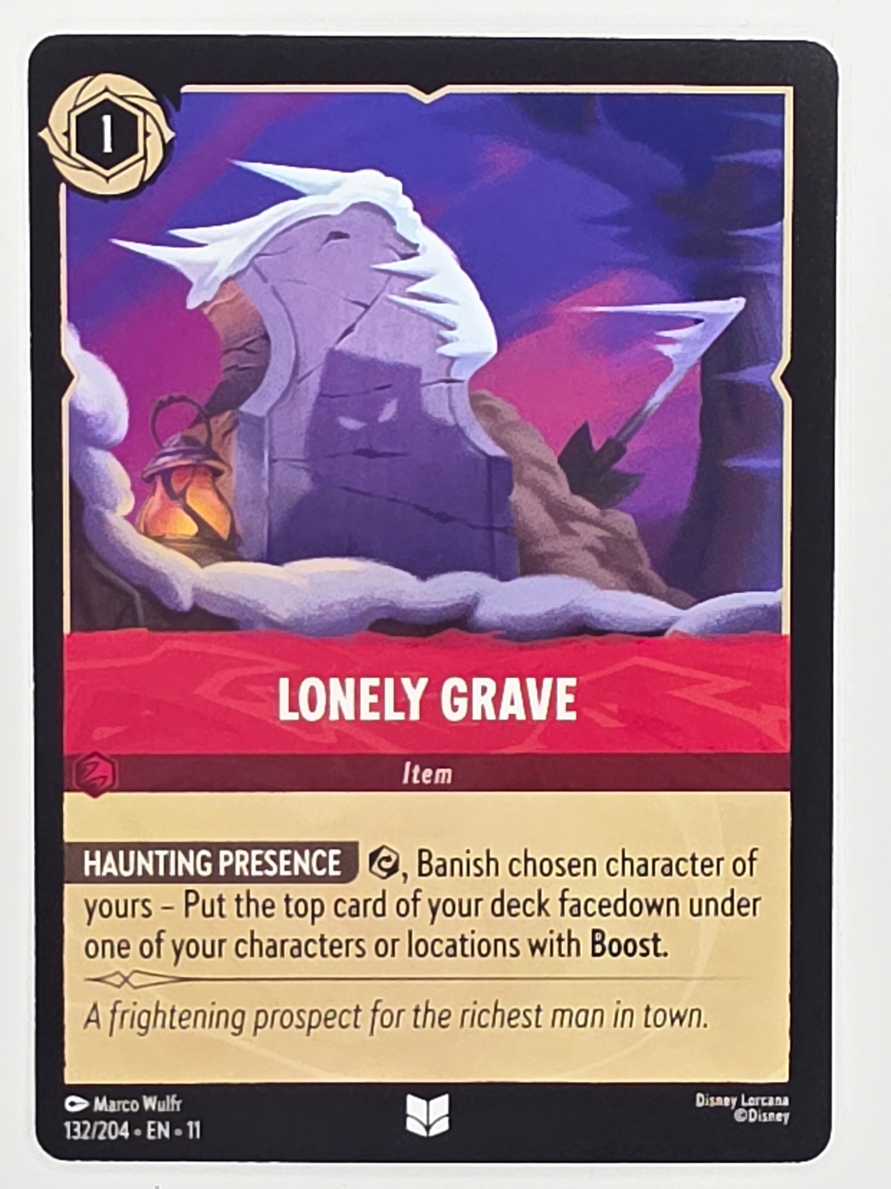 Disney Lorcana Winterspell #132/204 Lonely Grave | Uncommon