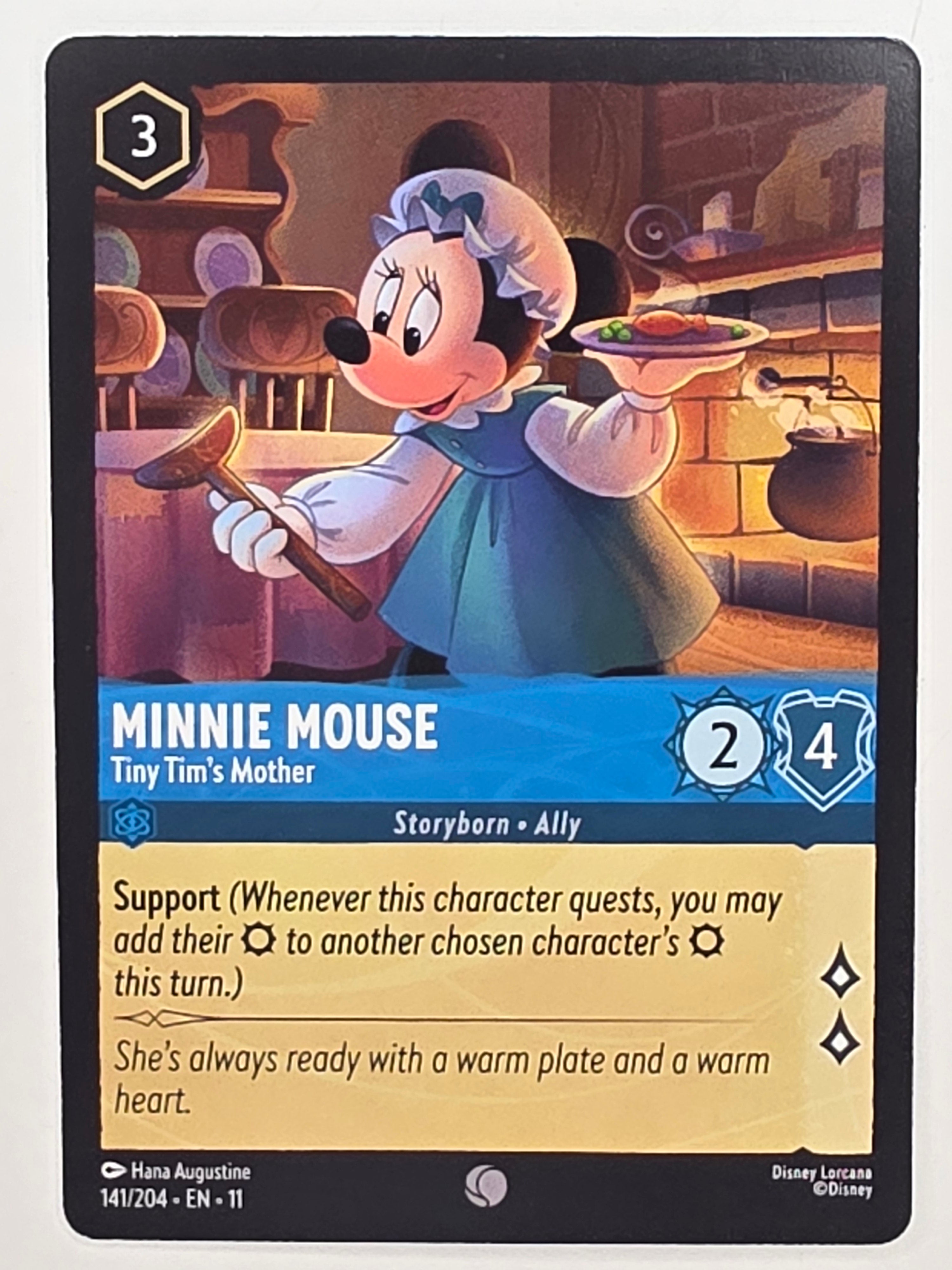 Disney Lorcana Winterspell #141/204 Minnie Mouse - Tiny Tim's Mother | Common