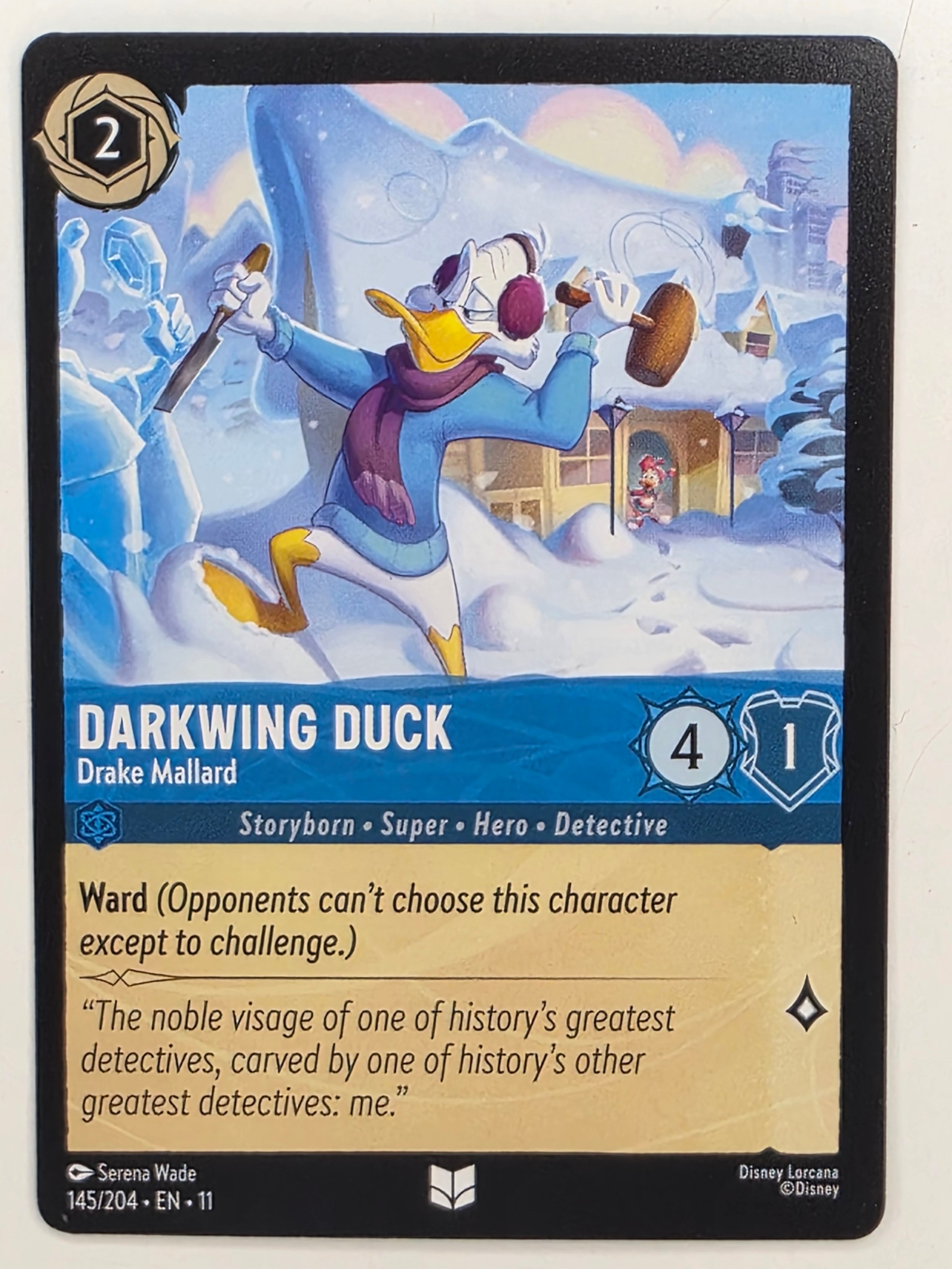 Disney Lorcana Winterspell #145/204 Darkwing Duck - Drake Mallard | Uncommon