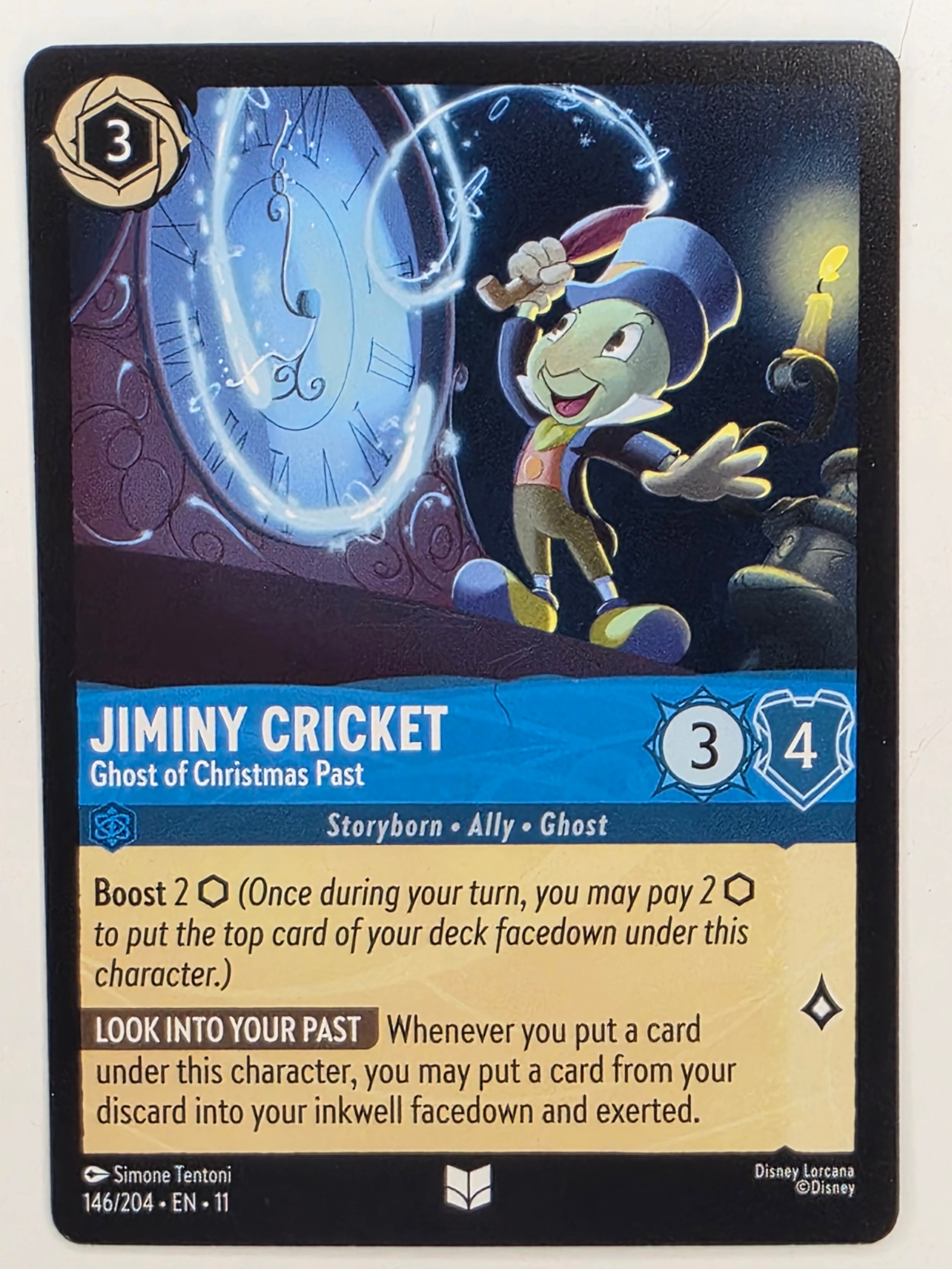 Disney Lorcana Winterspell #146/204 Jiminy Cricket - Ghost of Christmas Past