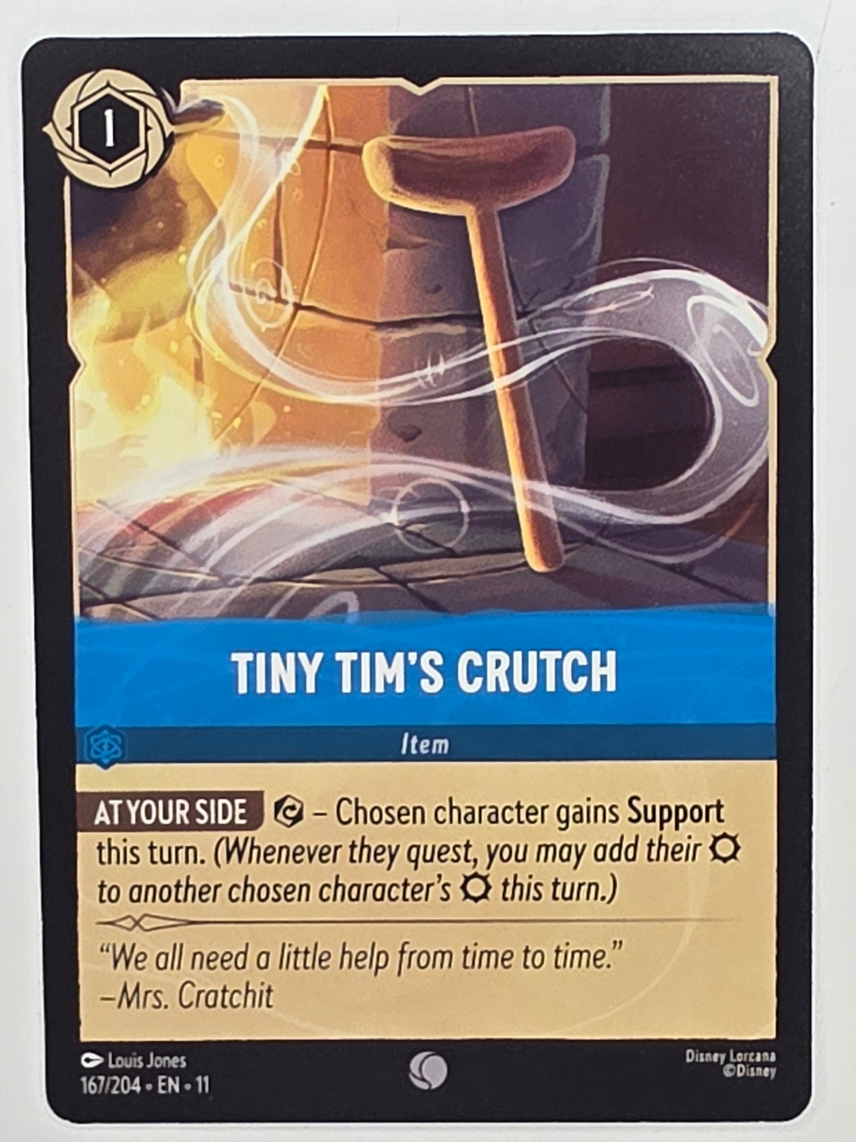 Disney Lorcana Winterspell #167/204 Tiny Tim's Crutch | Common